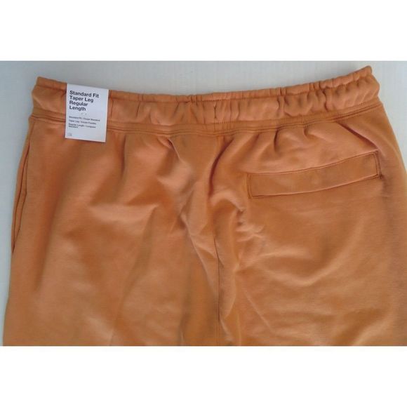 Nike DD6001 808 Men's Sz L Hot Curry Sportswear Swoosh Semi-Brushed Back Joggers - Picture 4 of 12